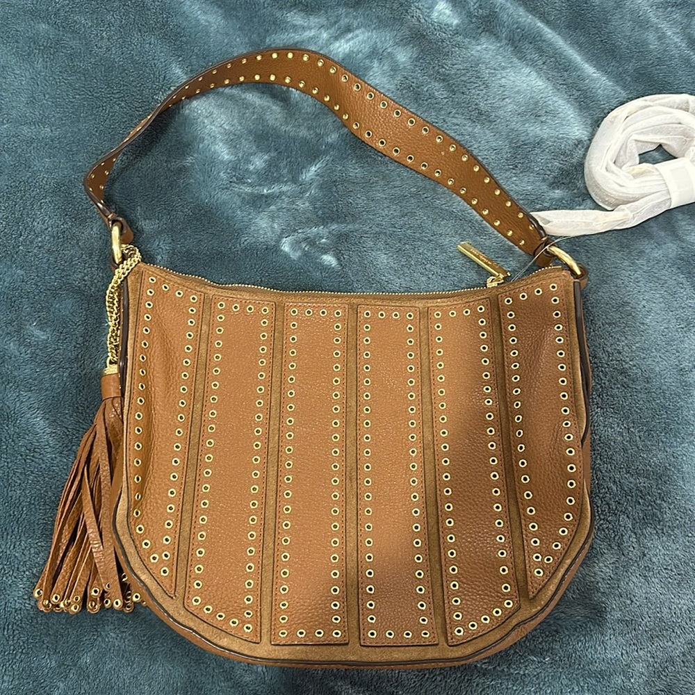 Michael Kors Brooklyn Grommet Hobo Bag